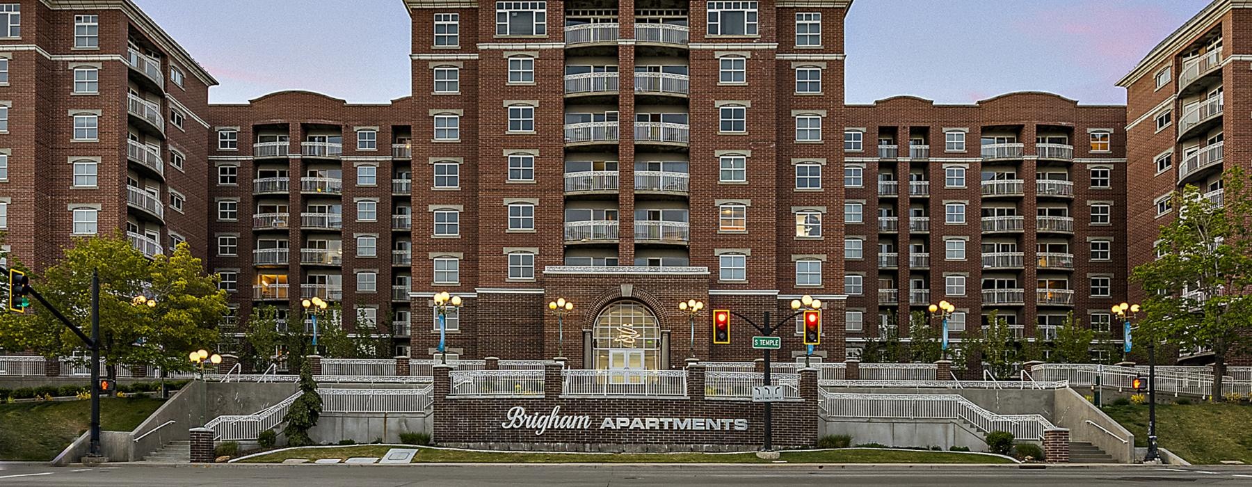 a large brick building
