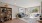 a living room with a wood floor