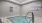a swimming pool in a room