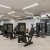 a gym with exercise equipment